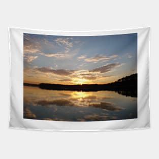 Cold Morning Sunrise Tapestry