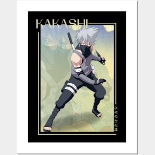 WerNerk Naruto Characters Kakashi Poster Photo Vintage Poster