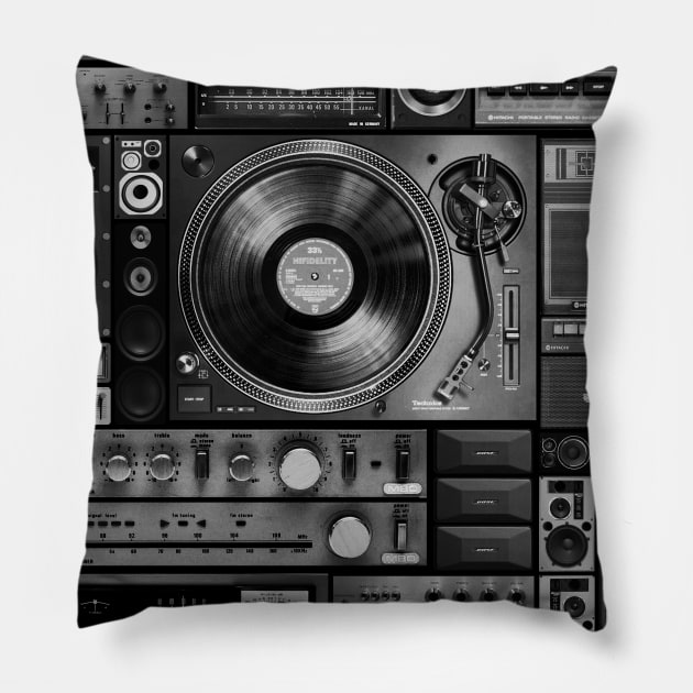 Hifidelity Remix Pillow by bulografik