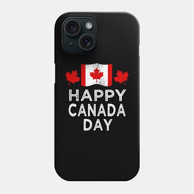 Happy Canada day Phone Case by Leosit