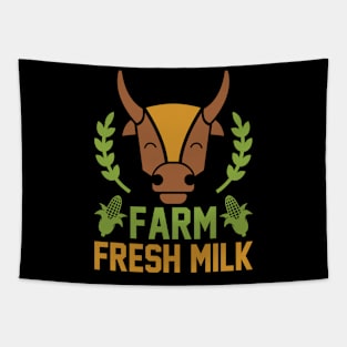 Farm Fresh Milk T Shirt For Women Men Tapestry