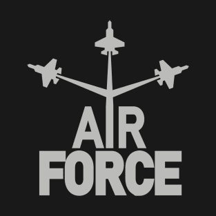 Air Force Military Grey Design T-Shirt