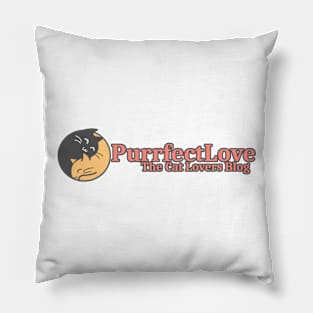 Purrfect Love Blog Pillow