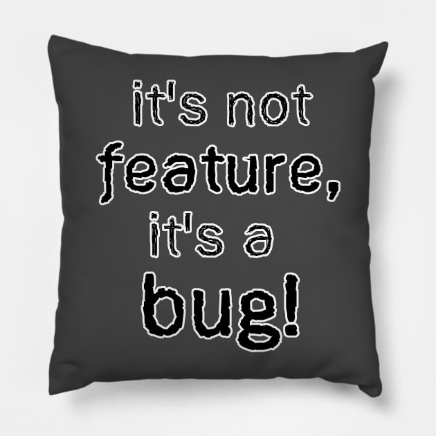 No Feature Pillow by Orloff-Tees