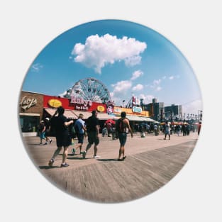 Coney Island Boardwalk NYC Summer Pin