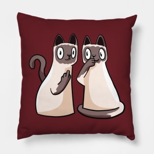 Siamese Cats Pillow