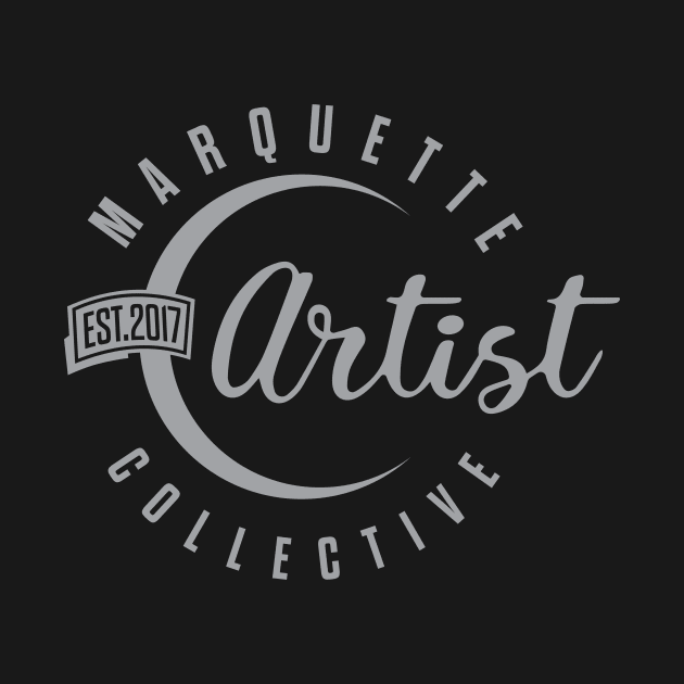 Marquette Artist Collective grey logo by Marquette Artist Collective
