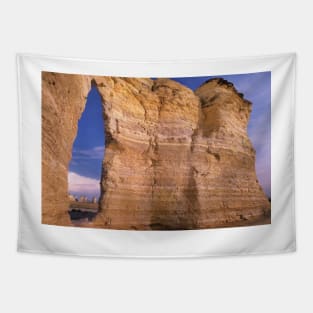 Arch In Monument Rocks National Landmark Kansas Ii Tapestry