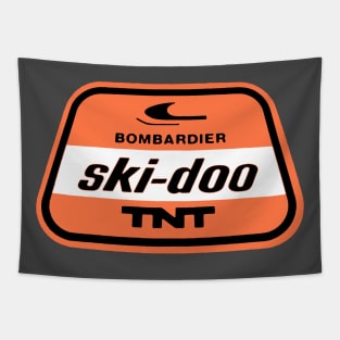 Ski Doo TNT vintage Snowmobile Tapestry