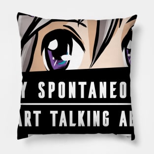 Anime Warning Pillow