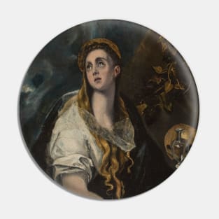 Penitent Magdalene by El Greco Pin