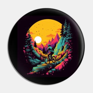 Mountain Biker Pin