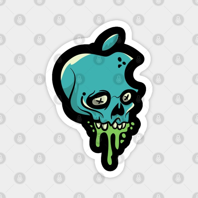 APPLE ZOMBIE ART VECTOR,EPS,PNG Magnet by OLIVER ARTS