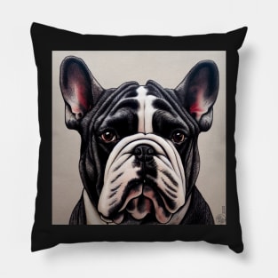 Dyson - Young English Bull Dog Pillow