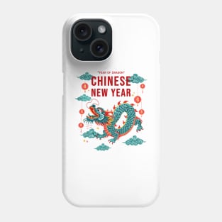 Chinese New Year Dragon: Skybound Pop Art Tee Phone Case