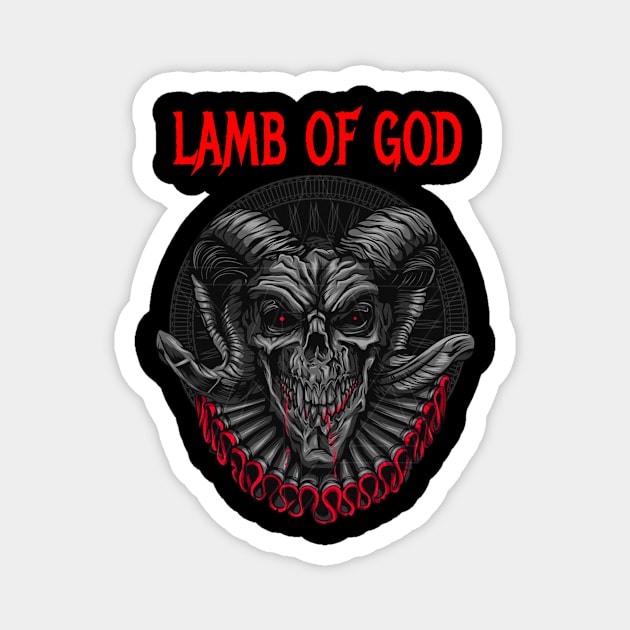 LAMB OF GOD BAND Magnet by Pastel Dream Nostalgia