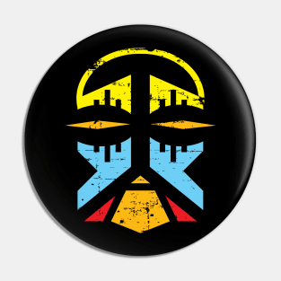 Tribal Mask Pin