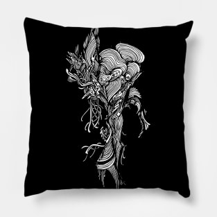 Abstract Monster Pillow