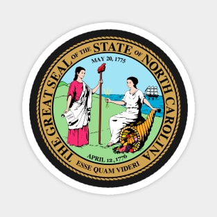 North Carolina Coat of Arms Magnet