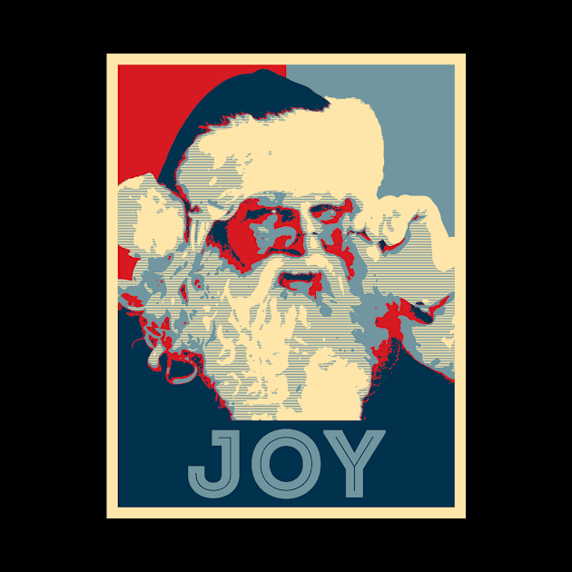 Joy Santa Claus Christmas Hope by Bevatron