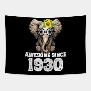 Awesome since 1930 90 Years Old Bday Gift 90th Birthday Tapestry