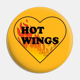 Hot Wings Hot Hands - Flats Classic Pin