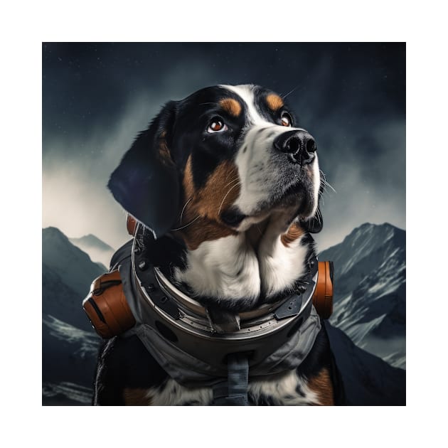 Astro Dog - Greater Swiss Mountain Dog by Merchgard