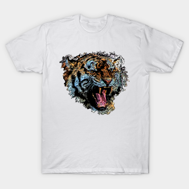 roaring tiger t shirt