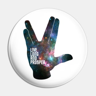 Live Long and Prosper - Galaxy Pin