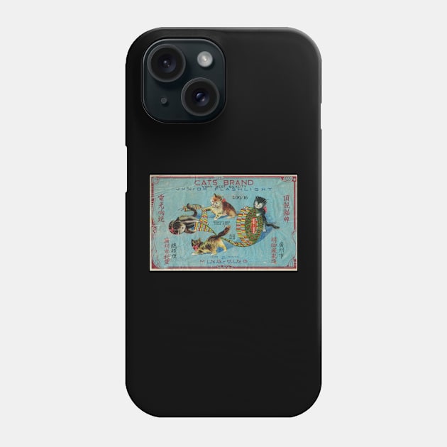 VINTAGE FIRECRACKER CATS BRAND Phone Case by kakeanbacot