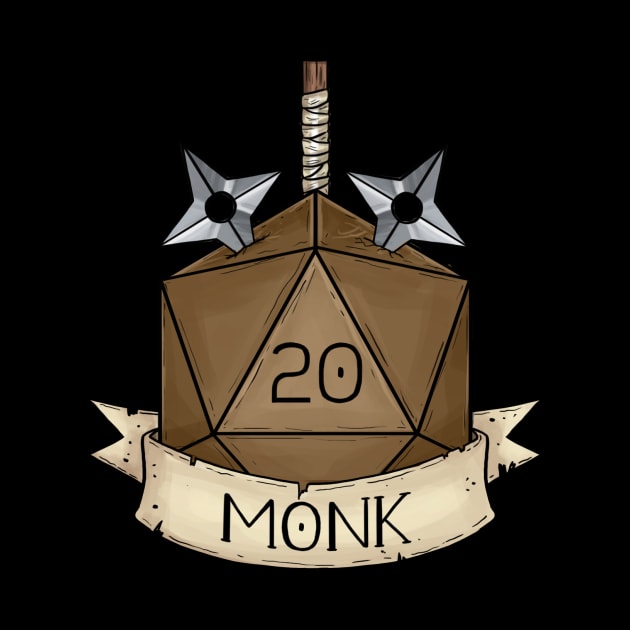 D&D - D20 - Monk by Sheppard56