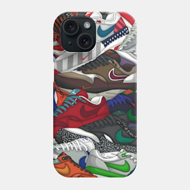 patterns all checklist shoes 5 Phone Case by rajibdeje@gmail.com