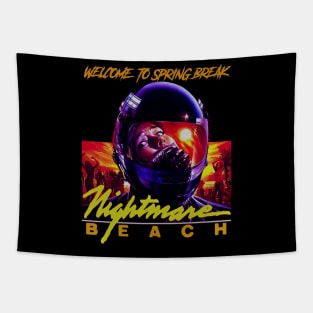 Nightmare Beach, Classic Horror (Version 2) Tapestry