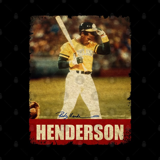 Rickey Henderson - NEW RETRO STYLE by FREEDOM FIGHTER PROD