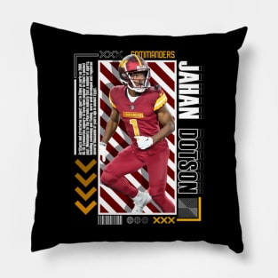 Jahan Dotson Paper Poster Version 10 Pillow