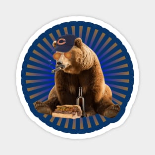 Real Chicago Bear Magnet