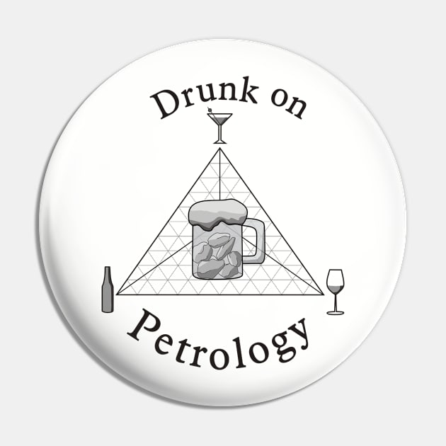 Drunk on Petrology Pin by PaleoCarnKreations