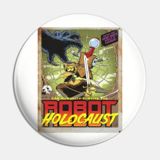 Mystery Science Rusty Barn Sign 3000 - Robot-Holocaust Pin