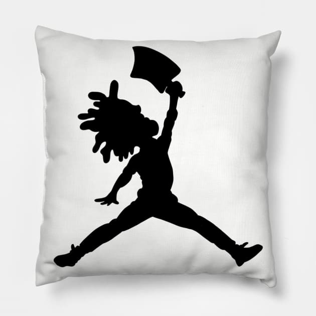 Juggalo Jumpman Pillow by PrettyGoodPosters