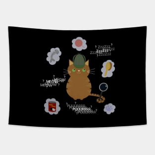 Purrlock Holmes Tapestry