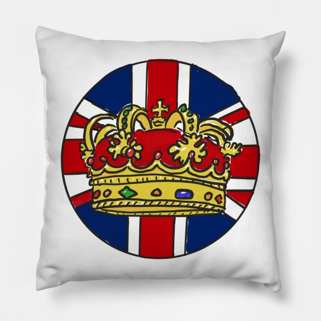 Crown for coronation Pillow by Coppack