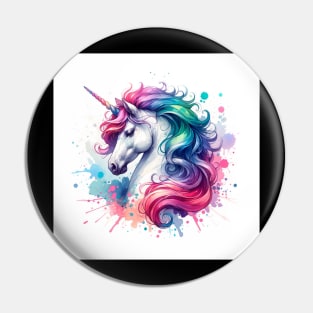 Unicorn Study - Fantasy AI Pin