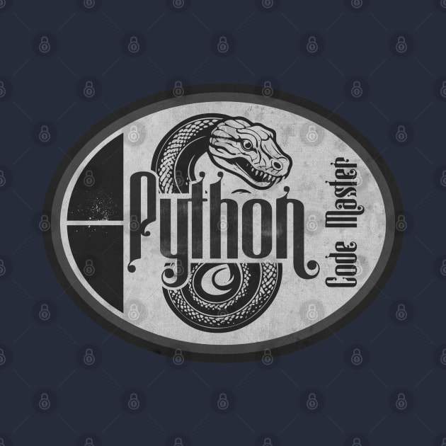 Python Code Master BW by CTShirts