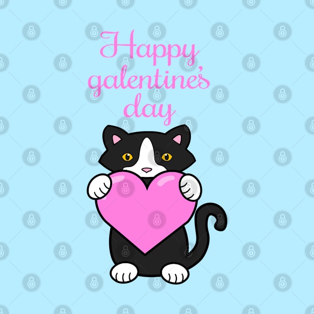 Galentines day cat by Purrfect