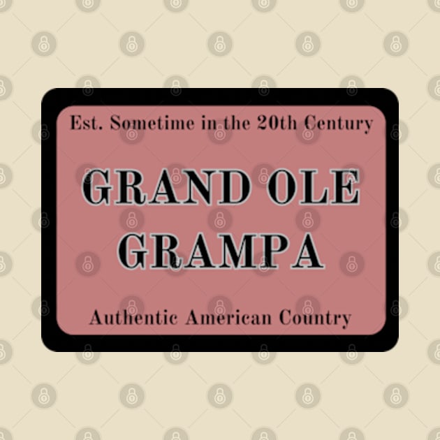 Grand Ole Grampa by Desert Owl Designs