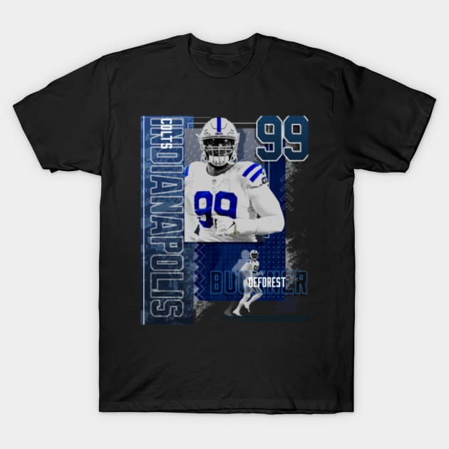 Rinkha DeForest Buckner Football Paper Poster Colts 2 Women's T-Shirt