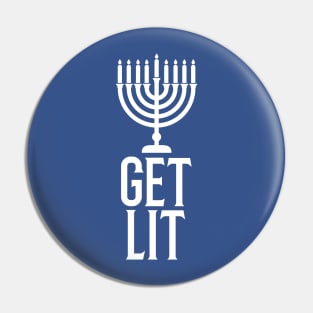 Hanukkah: Get Lit Pin