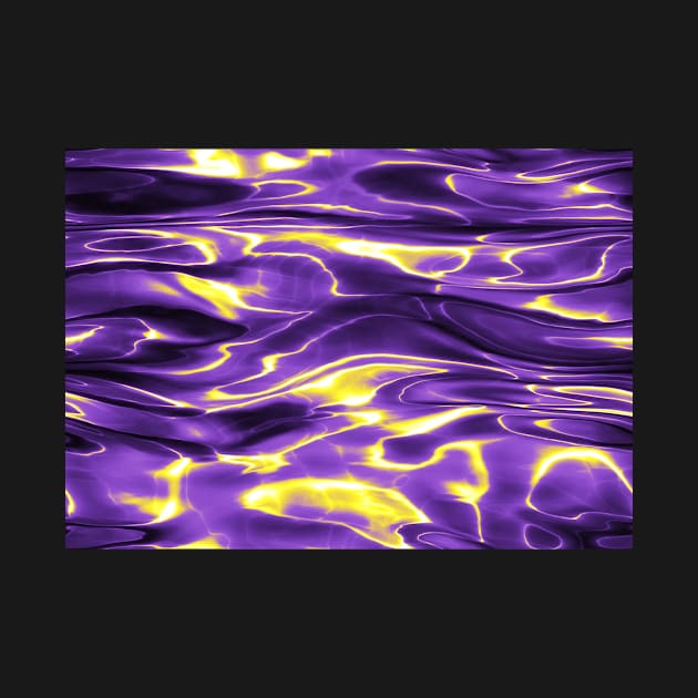 Nonbinary Pride Shining Rippling Water Pattern by VernenInk