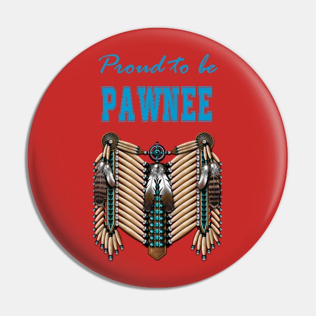 Native American Breastplate Pawnee Pin by Jeremy Allan Robinson