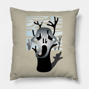 The tree's scream Pillow